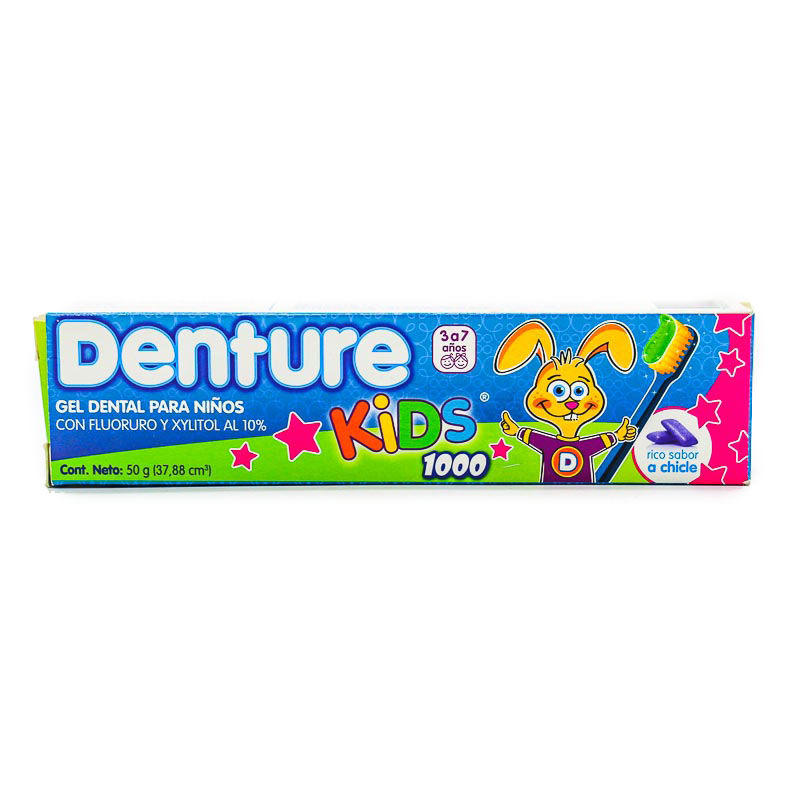 Pasta Denture BB Gel 30g + Limpiador Dental Pediátrico de 0 a 3