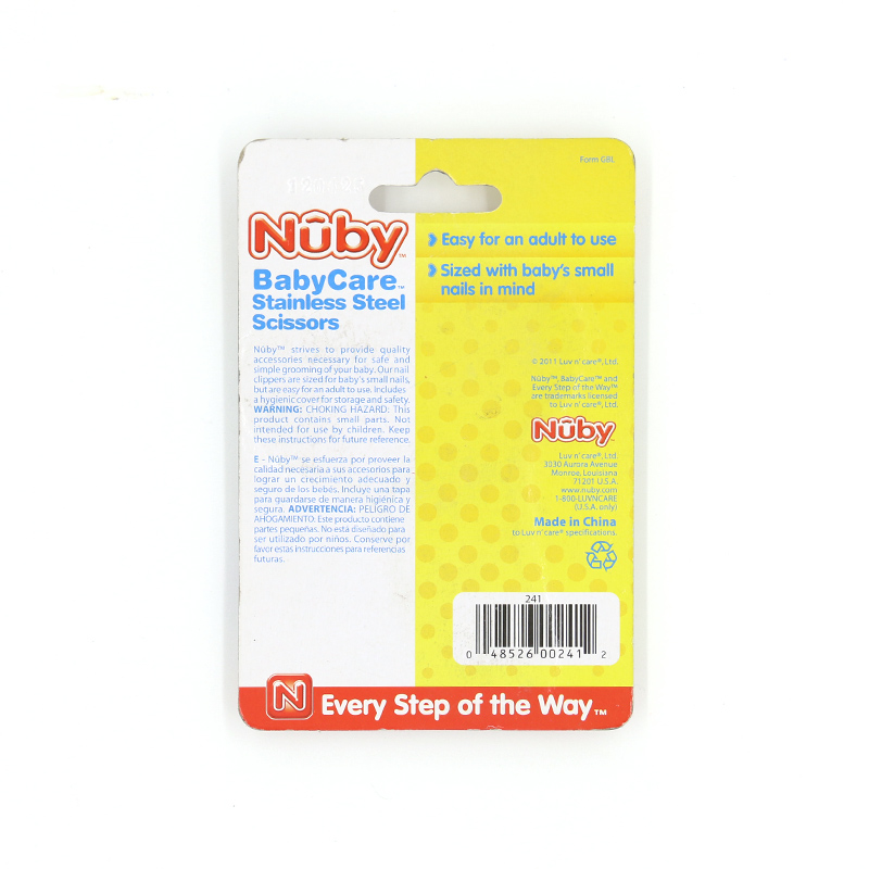 Cortauñas Bebé Baby Care Nuby Amarillo